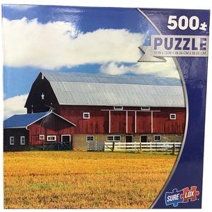 Jigsaw Puzzle Rural Charm 500 Pieces Sure Lox Red Barn